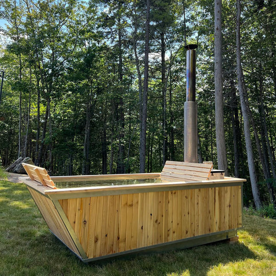 Native Sauna Modern Wood-fired Hot Tub