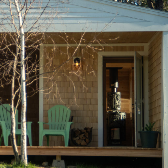 The Narrows custom sauna by Native Sauna — view 1