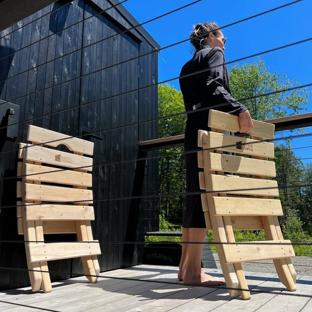 Native Sauna Camp Chairs