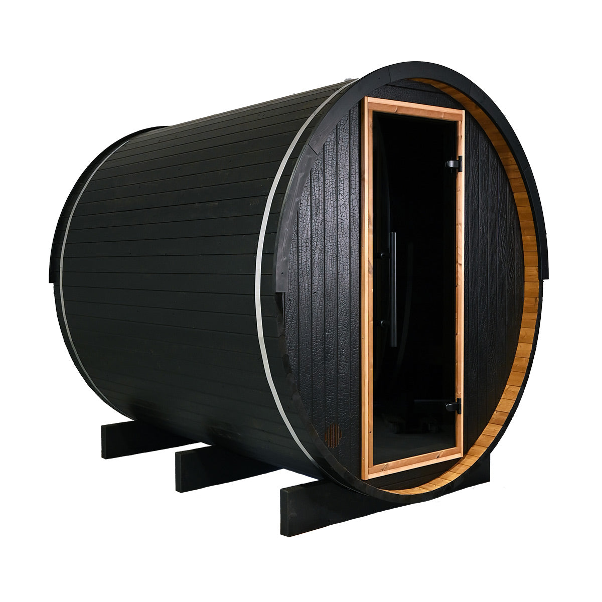Thermory Ignite No 52 barrel sauna — exterior view 3