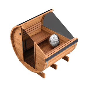 Thermory Ignite No 52 barrel sauna — interior view 1