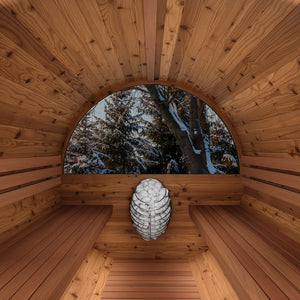 Thermory Ignite No 52 barrel sauna — interior view 2
