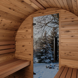 Thermory Ignite No 52 barrel sauna — interior view 4