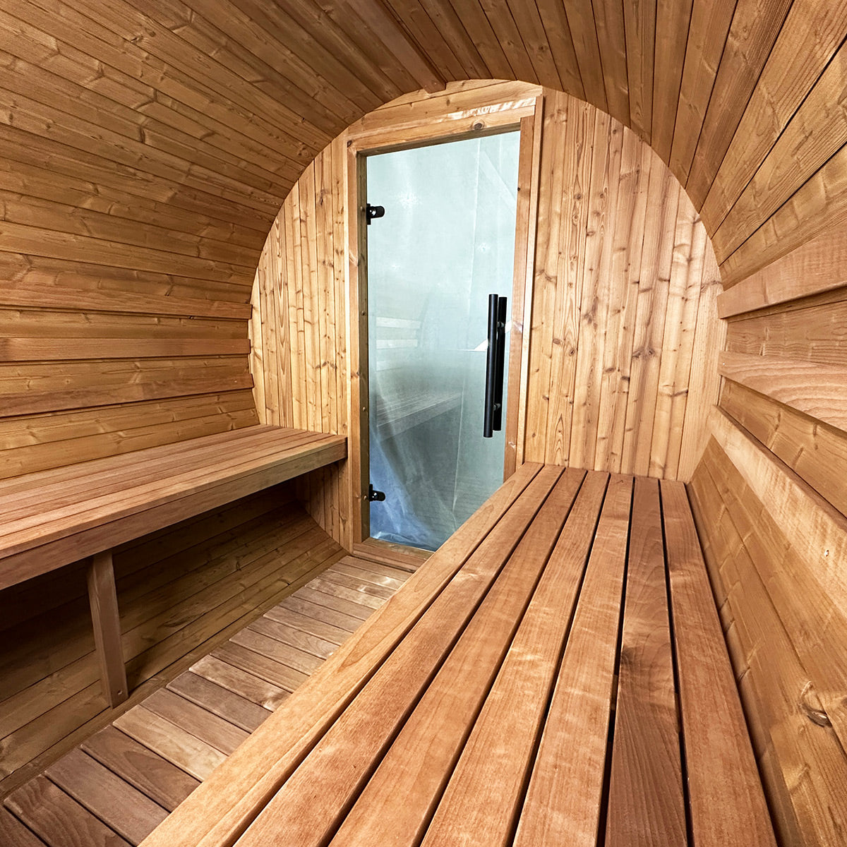 Thermory Ignite No 52 barrel sauna — interior view 5