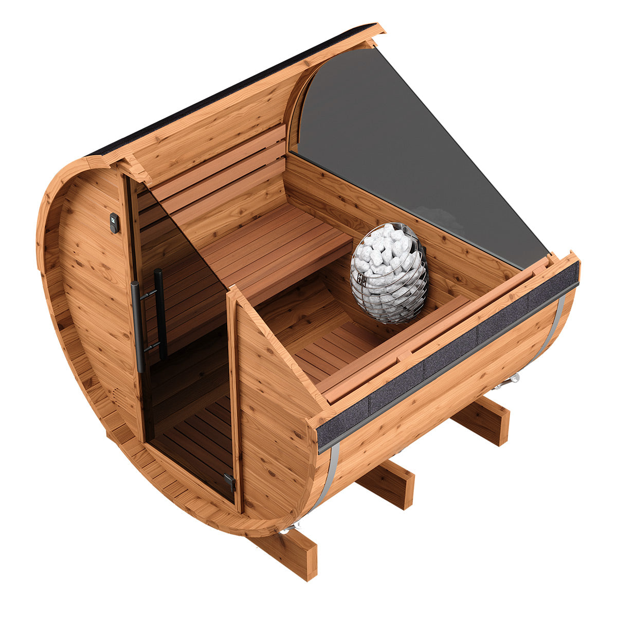 Thermory No 52 DIY Barrel Sauna Kit w/Window