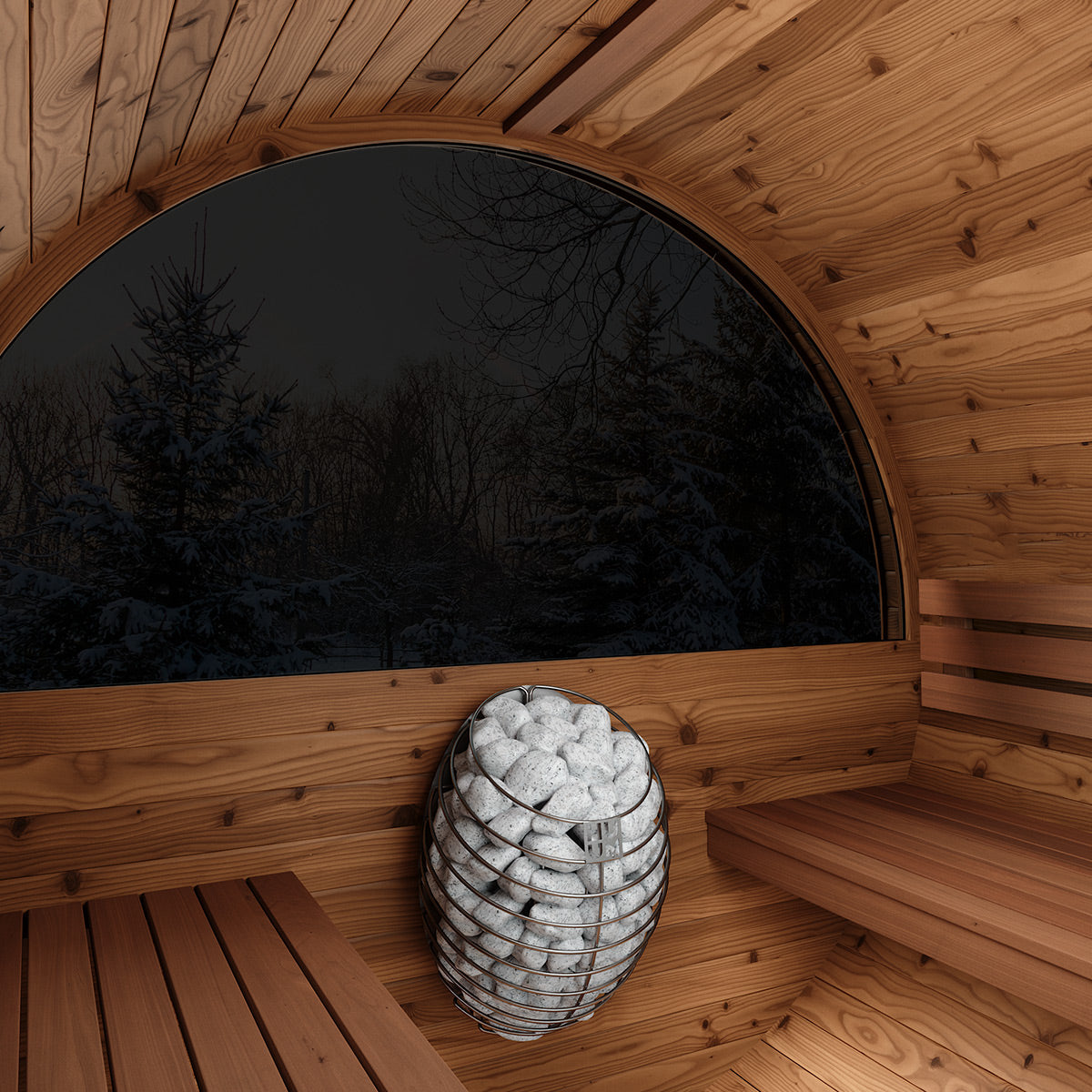 Thermory No 52 DIY Barrel Sauna Kit w/Window