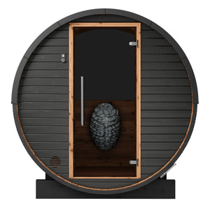 Thermory Ignite No 54 barrel sauna — exterior view 1