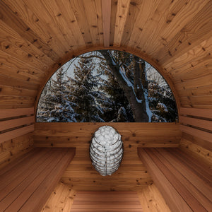 Thermory Ignite No 54 barrel sauna — interior view 2