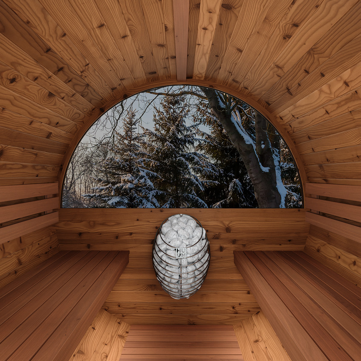 Thermory No 54 DIY Barrel Sauna Kit w/Window