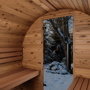 Thermory No 54 DIY Barrel Sauna Kit w/Window