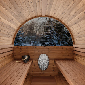 Thermory Ignite No 60 barrel sauna — interior view 2
