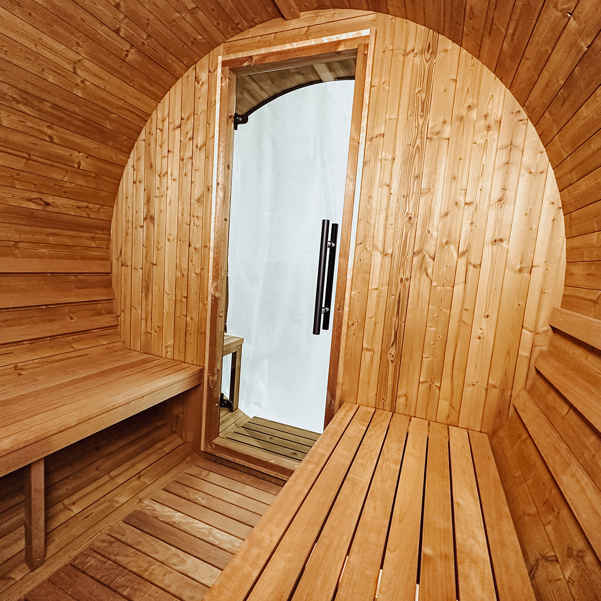 Thermory Ignite No 60 barrel sauna — interior view 3