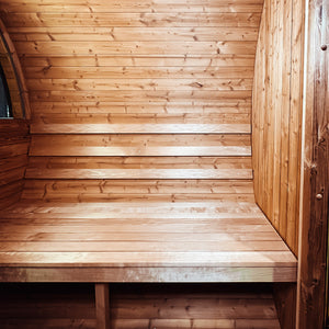 Thermory Ignite No 60 barrel sauna — interior view 5