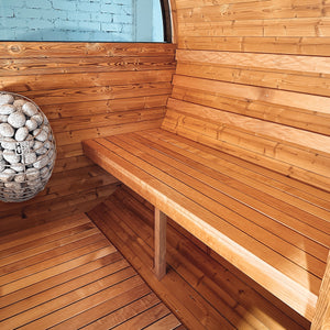 Thermory Ignite No 60 barrel sauna — interior view 10