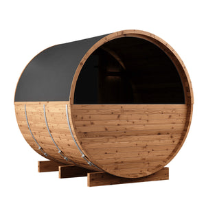 Thermory No 60  DIY Barrel Sauna Kit w/Window & Porch