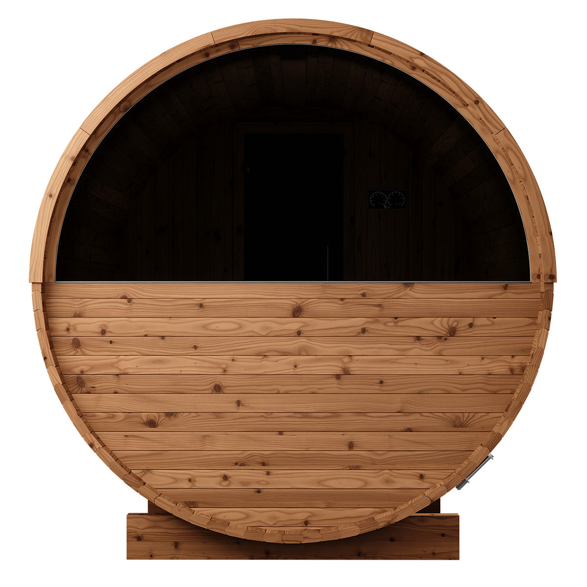 Thermory No 60  DIY Barrel Sauna Kit w/Window & Porch