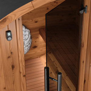 Thermory No 61 DIY Barrel Sauna Kit with Porch