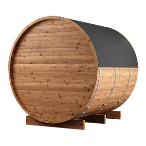 Thermory No 61 DIY Barrel Sauna Kit with Porch
