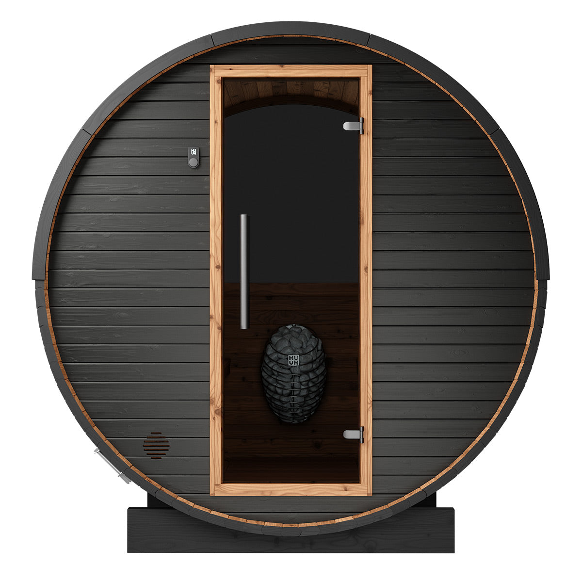 Thermory Ignite No 62 barrel sauna — exterior view 1