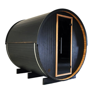 Thermory Ignite No 62 barrel sauna — exterior view 3