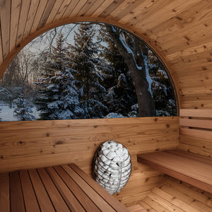 Thermory Ignite No 62 barrel sauna — interior view 3