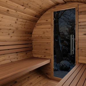 Thermory Ignite No 62 barrel sauna — interior view 4