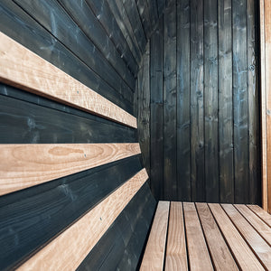 Thermory Ignite No 62 barrel sauna — interior view 10