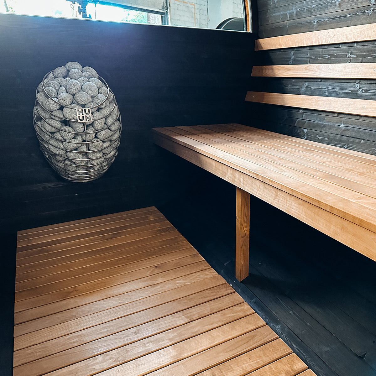 Thermory Ignite No 62 barrel sauna — interior view 3