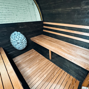 Thermory Ignite No 62 barrel sauna — interior view 8