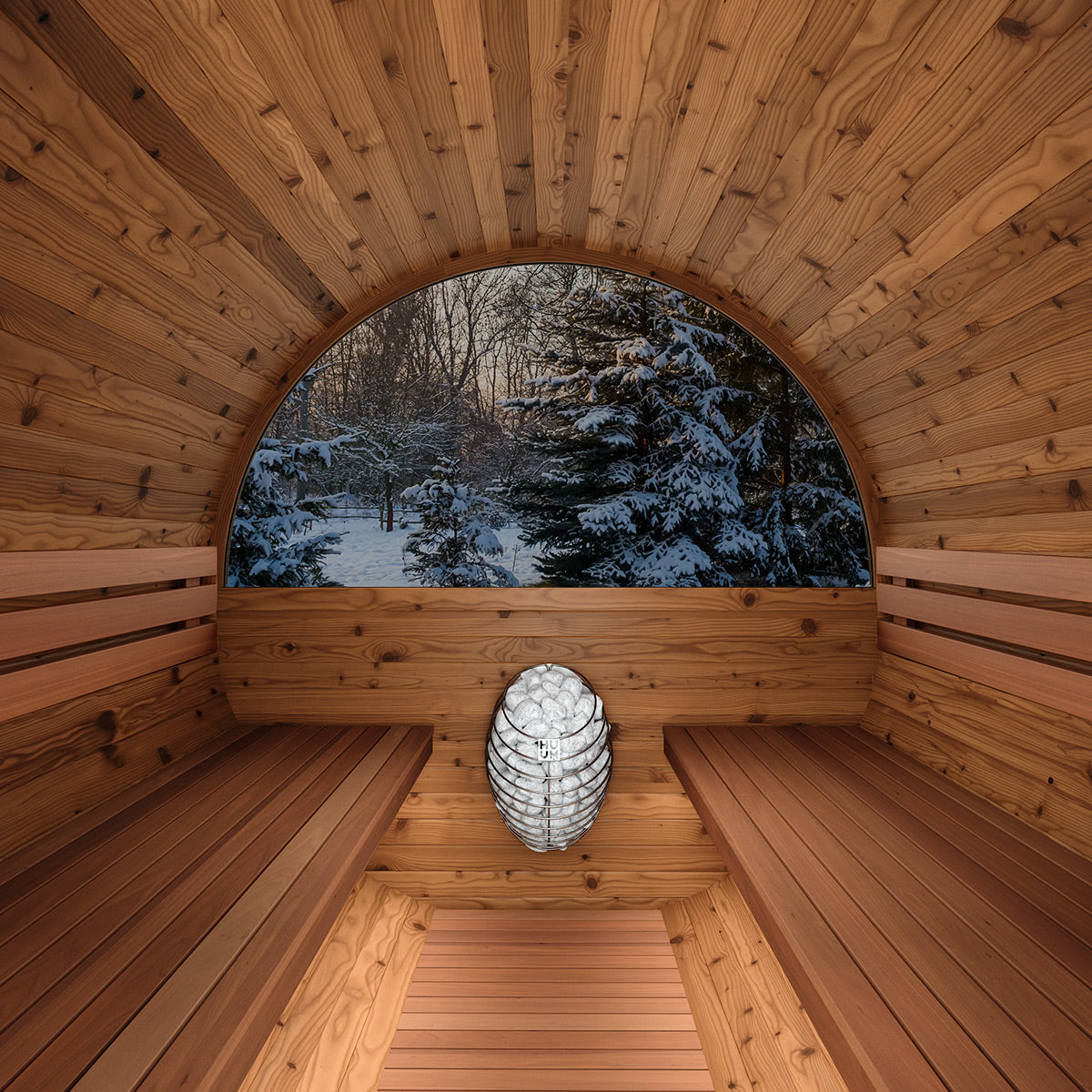 Thermory No 62 DIY Barrel Sauna Kit w/Window