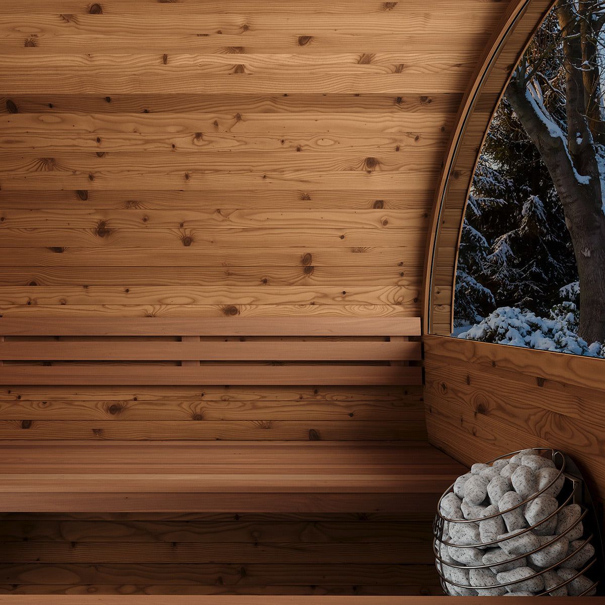 Thermory No 62 DIY Barrel Sauna Kit w/Window