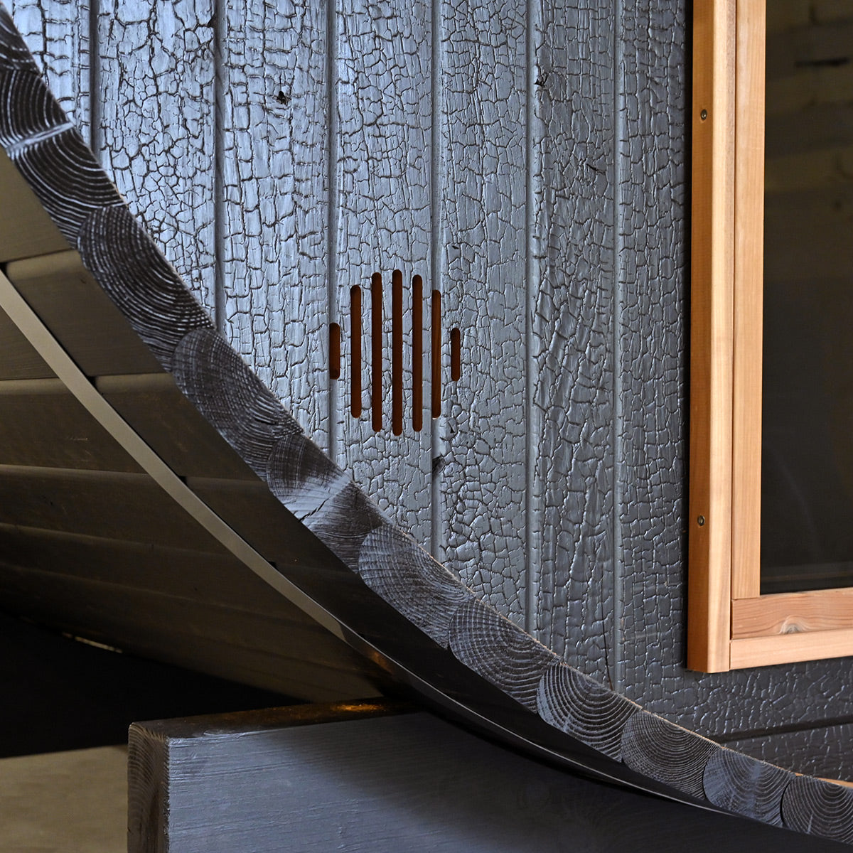 Thermory Ignite No 62 barrel sauna — exterior view 2