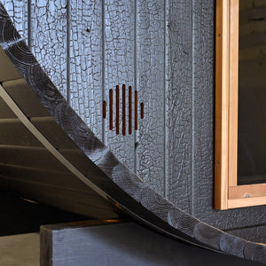 Thermory Ignite No 62 barrel sauna — exterior view 2