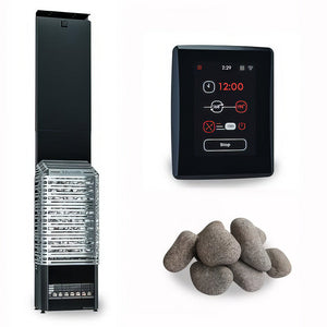Saunum AIR Series Sauna Heater — 7 kW, Anthracite Grey
