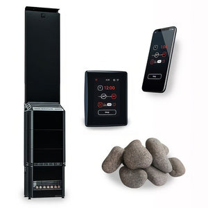 Saunum AIR Series Sauna Heater — 7 kW, Nordic Black