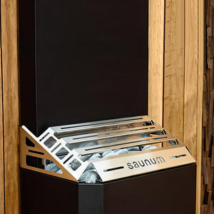 Saunum AIR Series Sauna Heater — 7 kW, Nordic Black